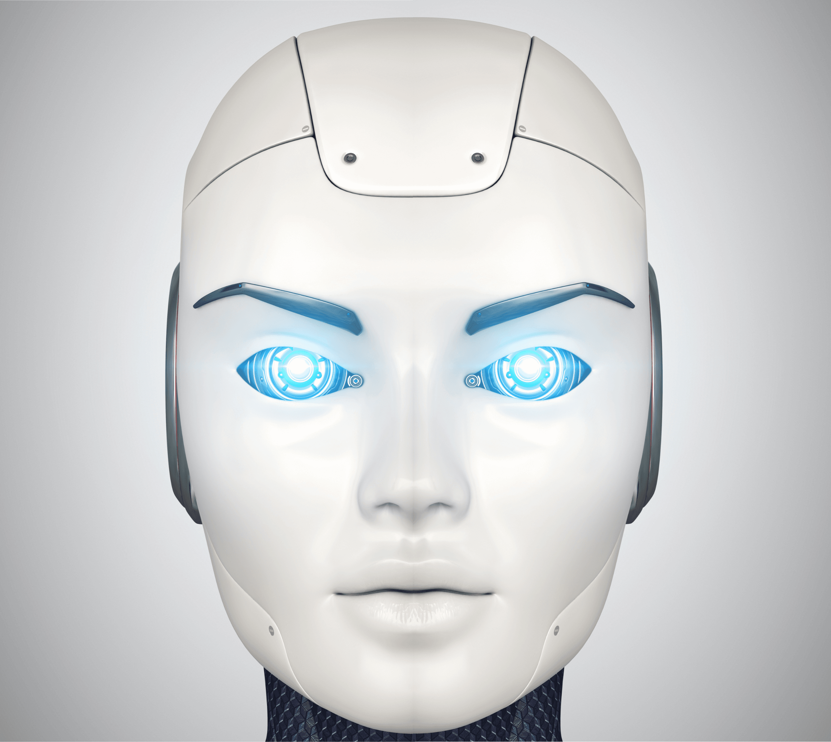 robot bialy robot bialy