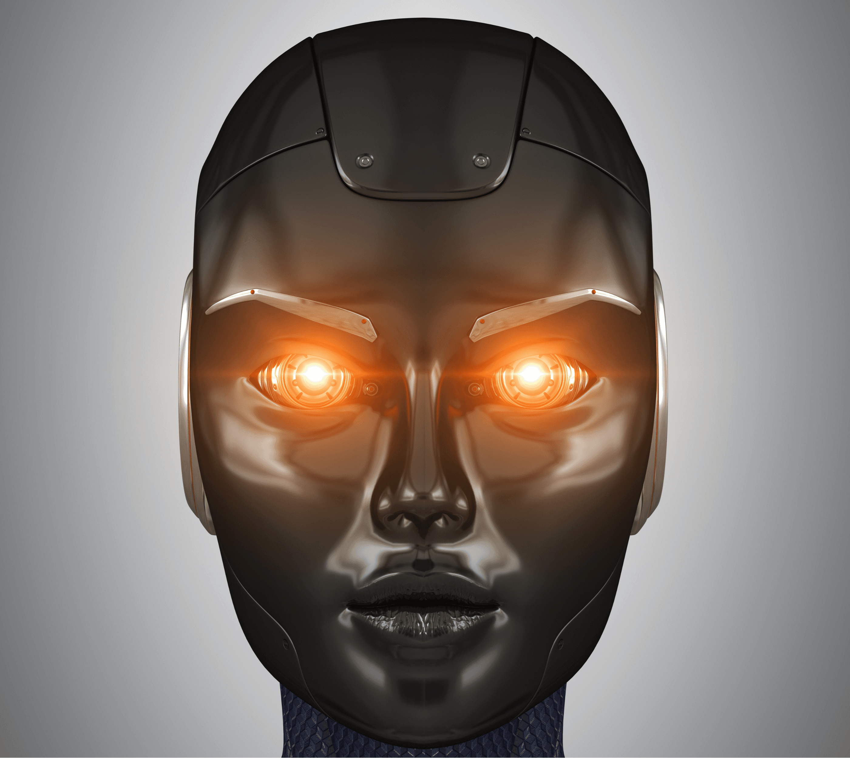 robot czarny robot czarny